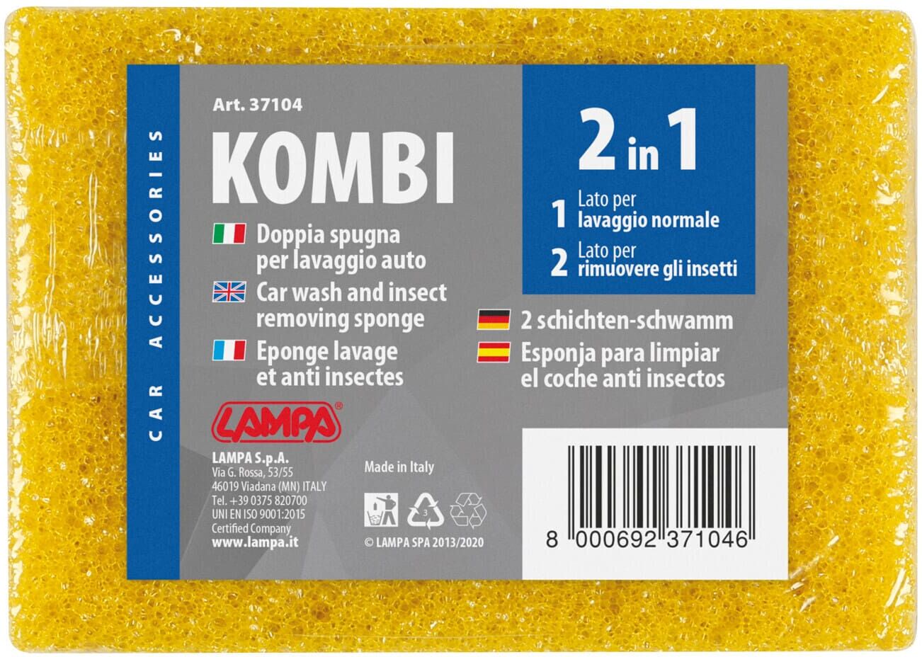 Kombi, doppia spugna