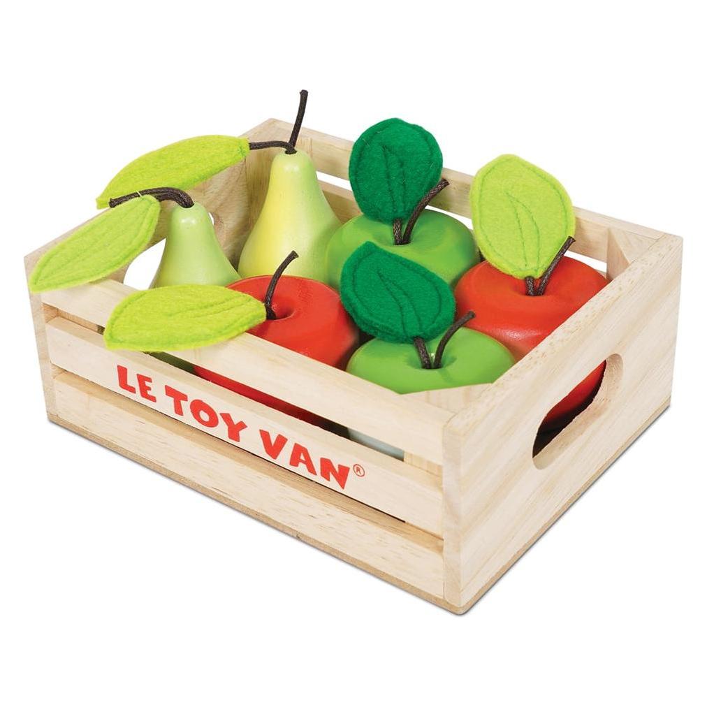 Le Toy Van Äpfel und Birnen Kiste für Kaufladen (TV191)