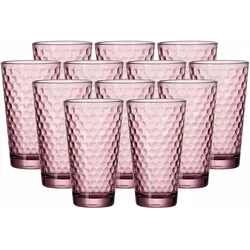LONGDRINKGLÄSER Favo Berry 400 ml 12er Set