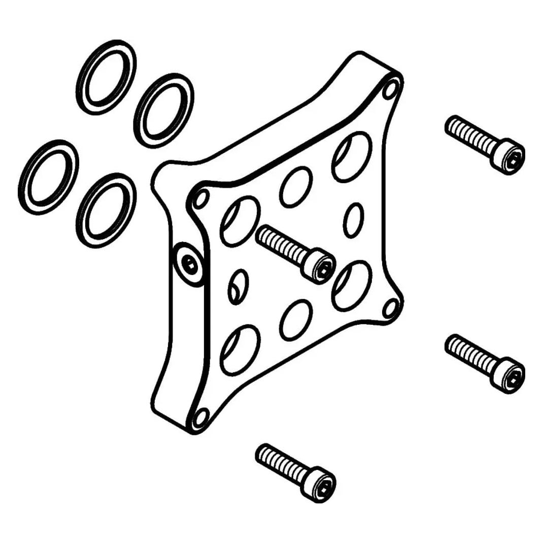 hansgrohe 93181000 Adapter iBox vertauschte Anschlüsse (93181000)