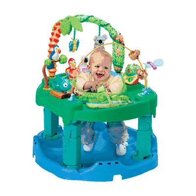Evenflo ExerSaucer Triple Fun Active Learning Center Jungle