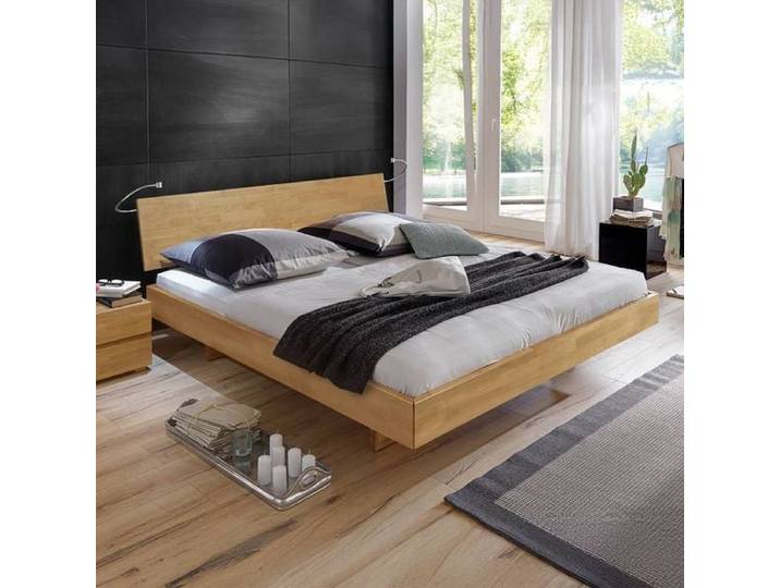 Bett Rimini Buche Massivholz 200x200cm