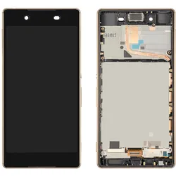 Sony Xperia Z3+ Display (mit Rahmen) kupfer