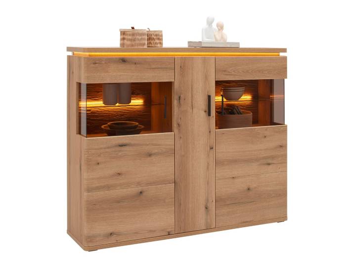 Highboard Alameda Eichefarben