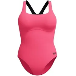 SPEEDO Damen Schwimmanzug Womens Flex Band Swimsuit with Built in Swim Bra, Größe 46 in Pink Pink