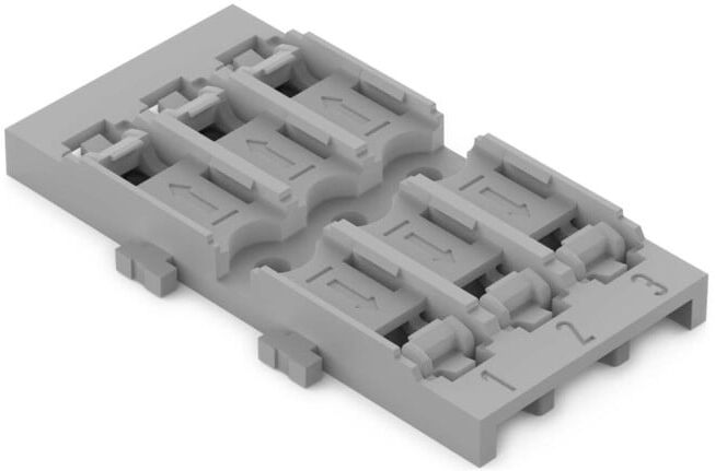 WAGO GmbH& Co. KG Adaptateur de fixation triple 221-2523 (1609081)