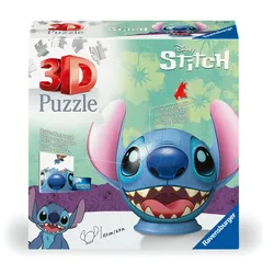 Ravensburger Puzzle - 3D Puzzles - Disney Stitch Puzzle-Ball mit Ohren