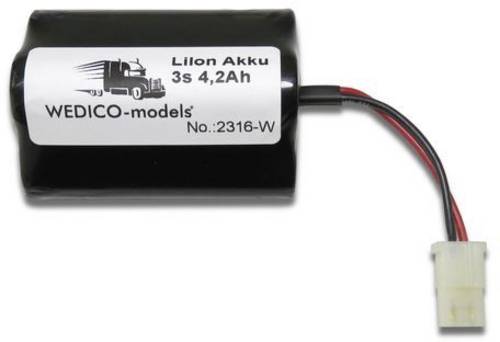 WEDICO-models Modellbau-Akkupack (LiIon) 11.1V 4200 mAh AMP