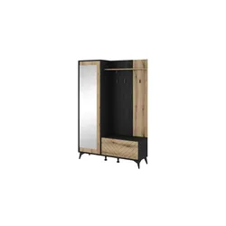 Garderobe   ¦ holzfarben ¦ Maße (cm): B: 134 H: 197