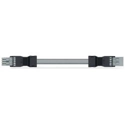 Wago 891-8994/006-503 konfektionierte Verbindungsleitung,Eca,Buchse Stecker,grau 8918994006503