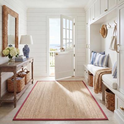 SAFAVIEH Natural Fiber Oceana Herringbone Seagrass Rug