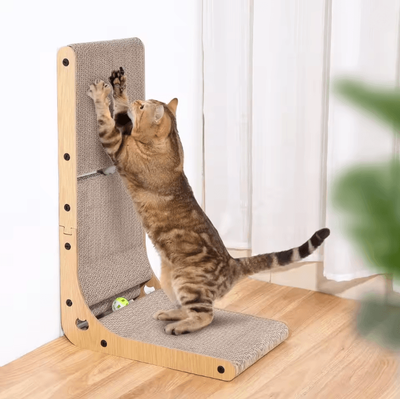 Inspire Essentials PurrGuard L Shape Cat Scratcher For Indoor Cats With Furniture Protection Design PurrGuard L Shape Cat Scratcher For Indoor Cats With Furniture Protection Design