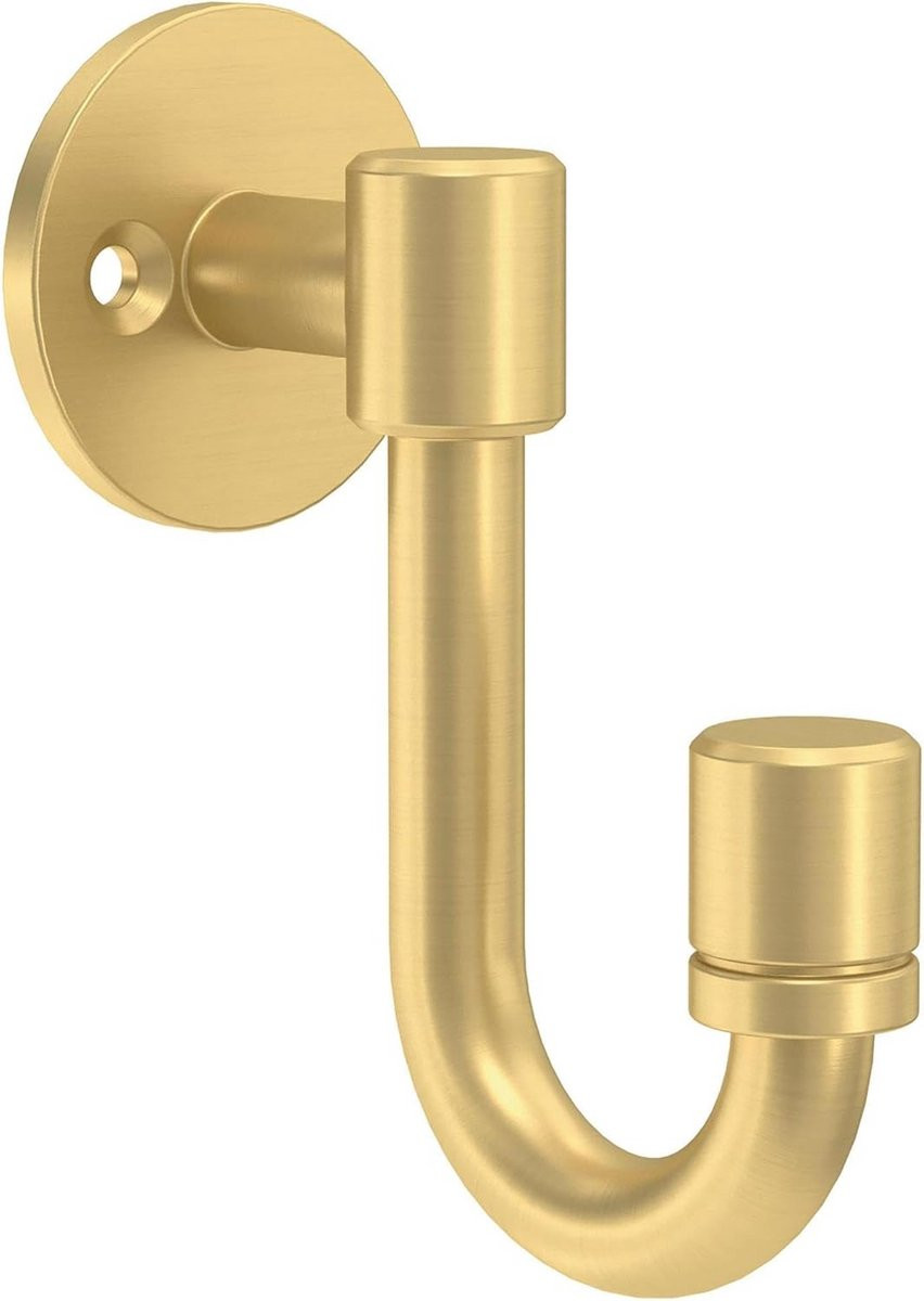 Set van 4 moderne gouden wandhaken