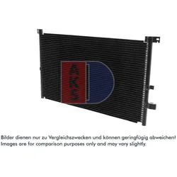 Kondensator Klimaanlage AKS DASIS 092004N für Ford Mondeo III Turnier