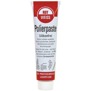 RotWeiss Autopolitur 1300, Polierpaste, für verwitterte Lacke, silikonfrei, 100ml