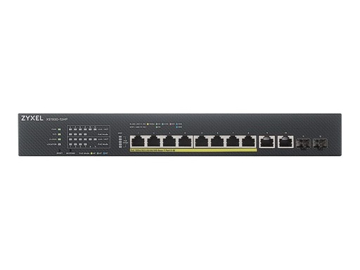 ZyXEL XS1930-12HP - Switch - Smart - 8 x 100/1000/2.5G/5G/10GBase-T (PoE++) (XS1930-12HP-ZZ0101F)