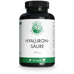 GREEN NATURALS Hyaluronsäure 930 mg vegan Kapseln 180 St
