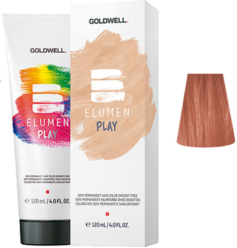 Goldwell Elumen Play semi permanent hair color oxidant-free #coral