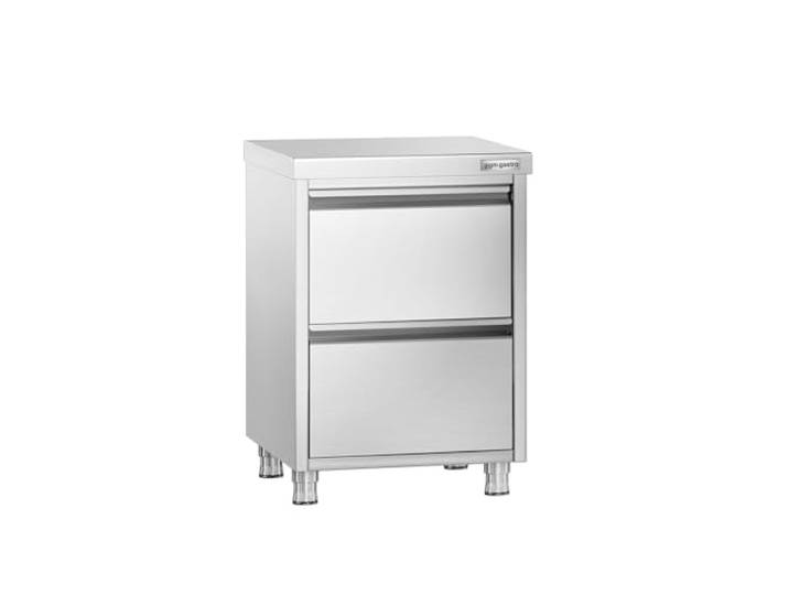 GGM Gastro SS2K56 Schubladenschrank PREMIUM mit 2 Schubladen - 500x600mm