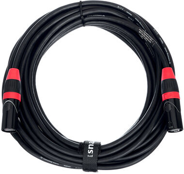 pro snake CAT6E CC Cable 10.0m red Schwarz