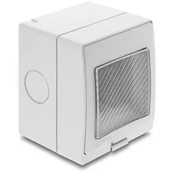 DELOCK Easy 45 Aufputzgehäuse IP55 wasserfest 2 Port