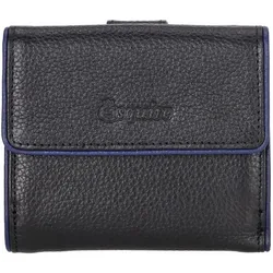 Esquire Kleinbörse Damen Color Piping 121407 schwarz-royal - 9