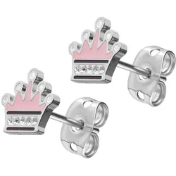 Titan Ohrstecker KRONE