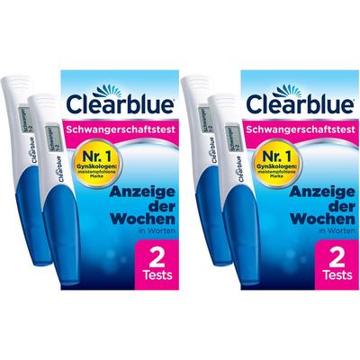 2x Clearblue Schwangerschaftstest Digital mit Wochenbestimmung 2x2 St Test