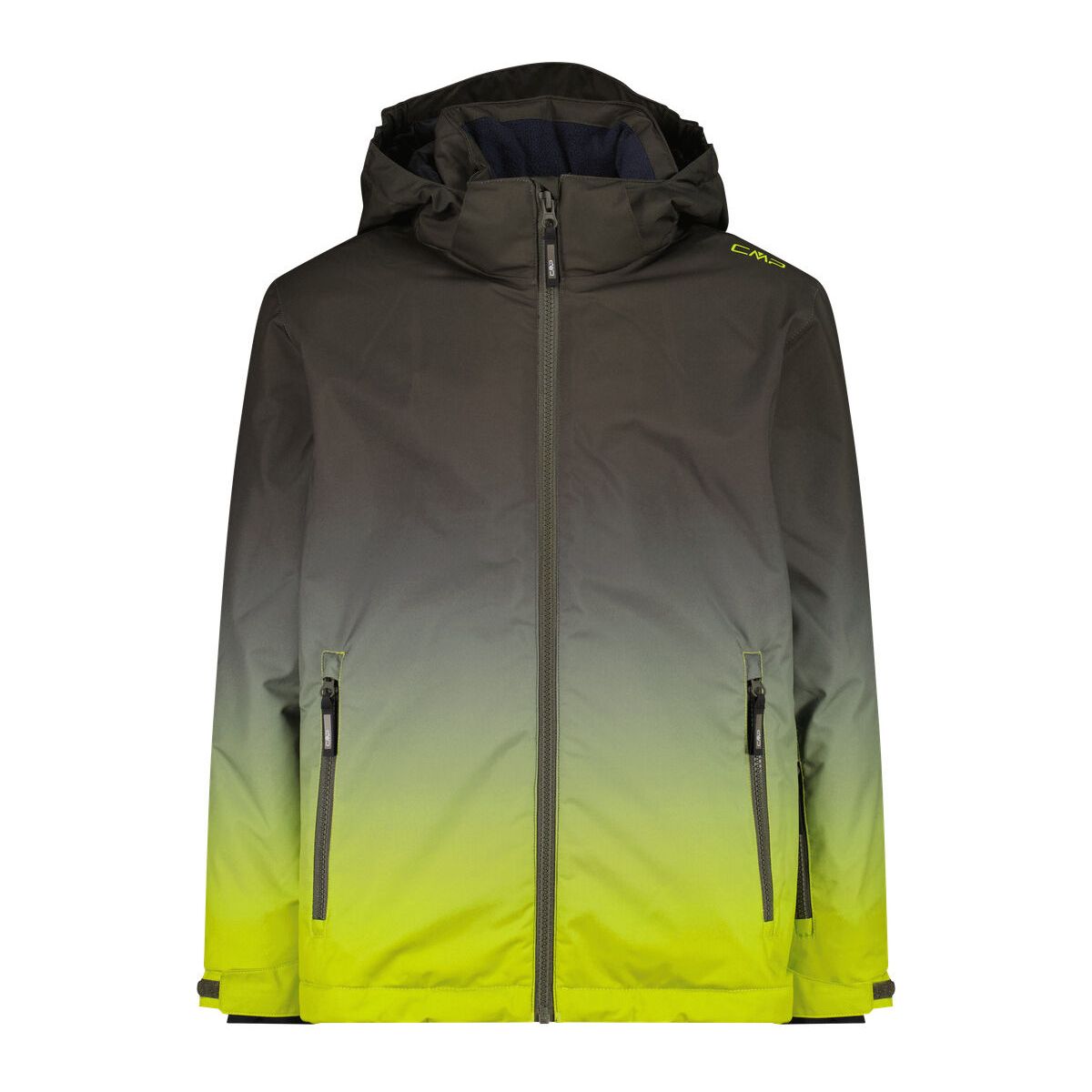 CMP KID Ski Jacket Snaps Hood olive (E943) 110 36W0774-E943-110