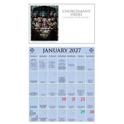 2027 Churchman's Ordo Kalendar