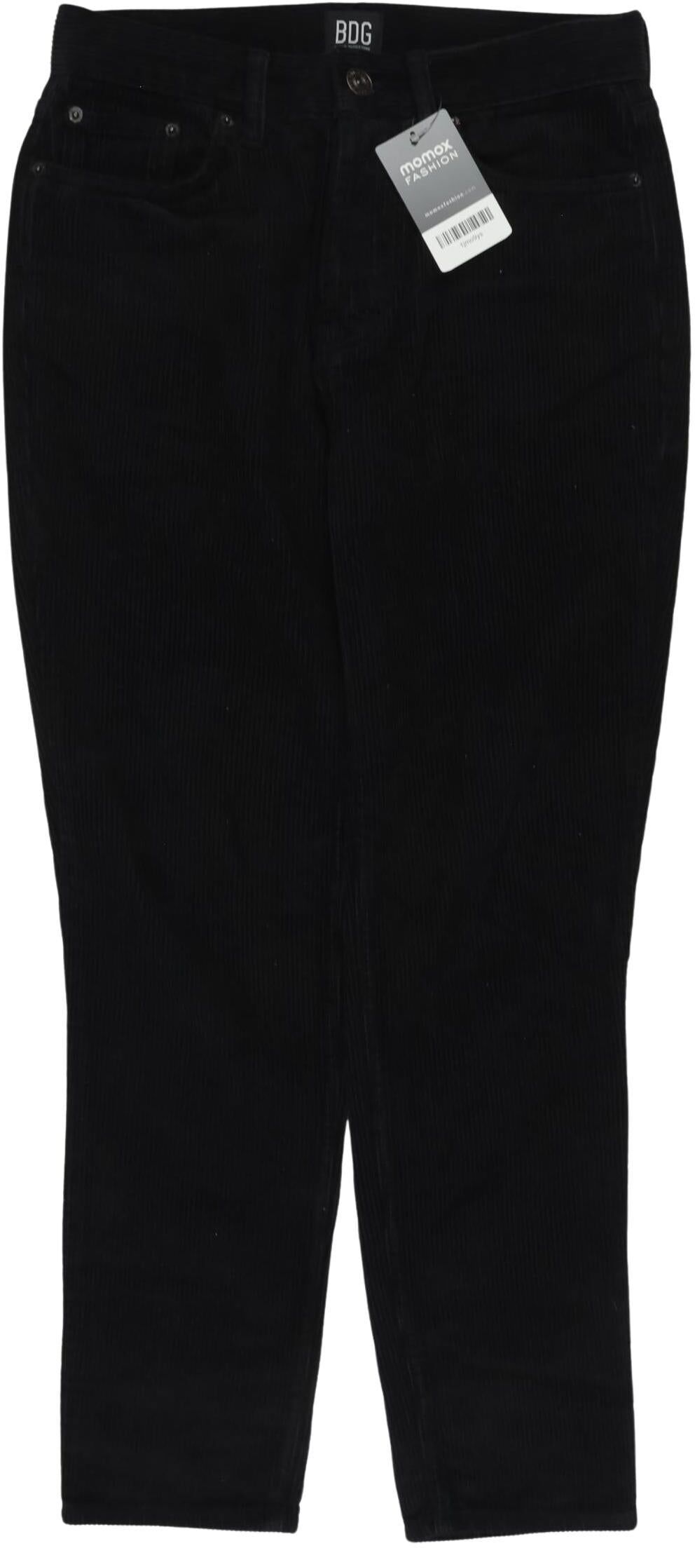 Urban Outfitters Herren Stoffhose, Schwarz, Gr. W28, Baumwolle - Second Hand