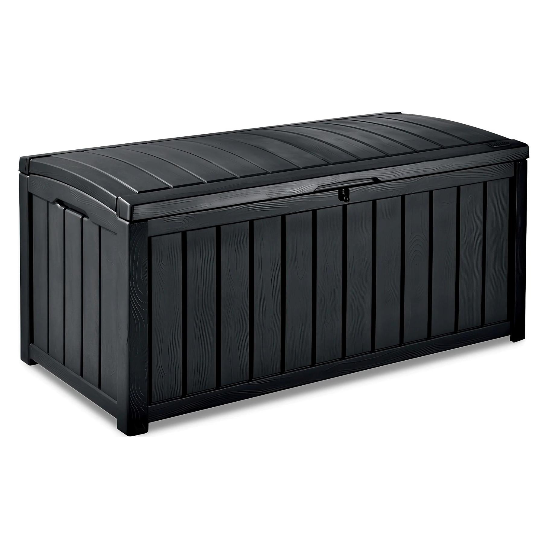 Keter Skrzynia ogrodowa / ławka Glenwood Storage Box 390 L - szary (7290106928275) (KETER)