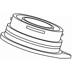 KWC Brausesieb Küche ORCINO, schwarz RAL 9005 Bajonett 503802