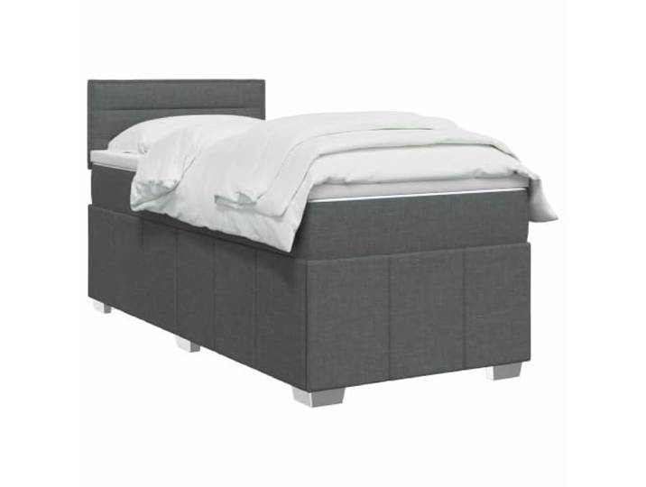 vidaXL Boxspringbett mit Matratze Dunkelgrau 100 x 200 cm Stoff Passt die Unterstützung an deine gewünschte Höhe an. Beleuchte deinen Raum mit flexibler Beleuchtung