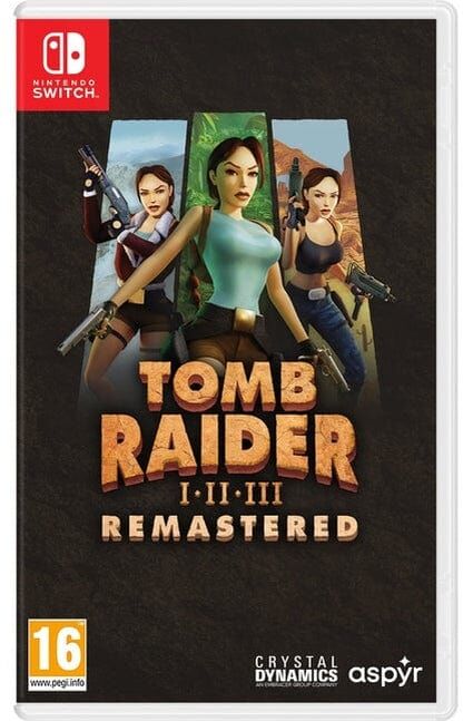 CentreSoft Tomb Raider I-III Remastered for Nintendo Switch (Game Cartridge)