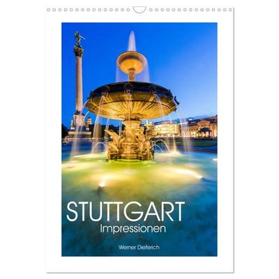 STUTTGART Impressionen (Wandkalender 2026 DIN A3 hoch), CALVENDO Monatskalender