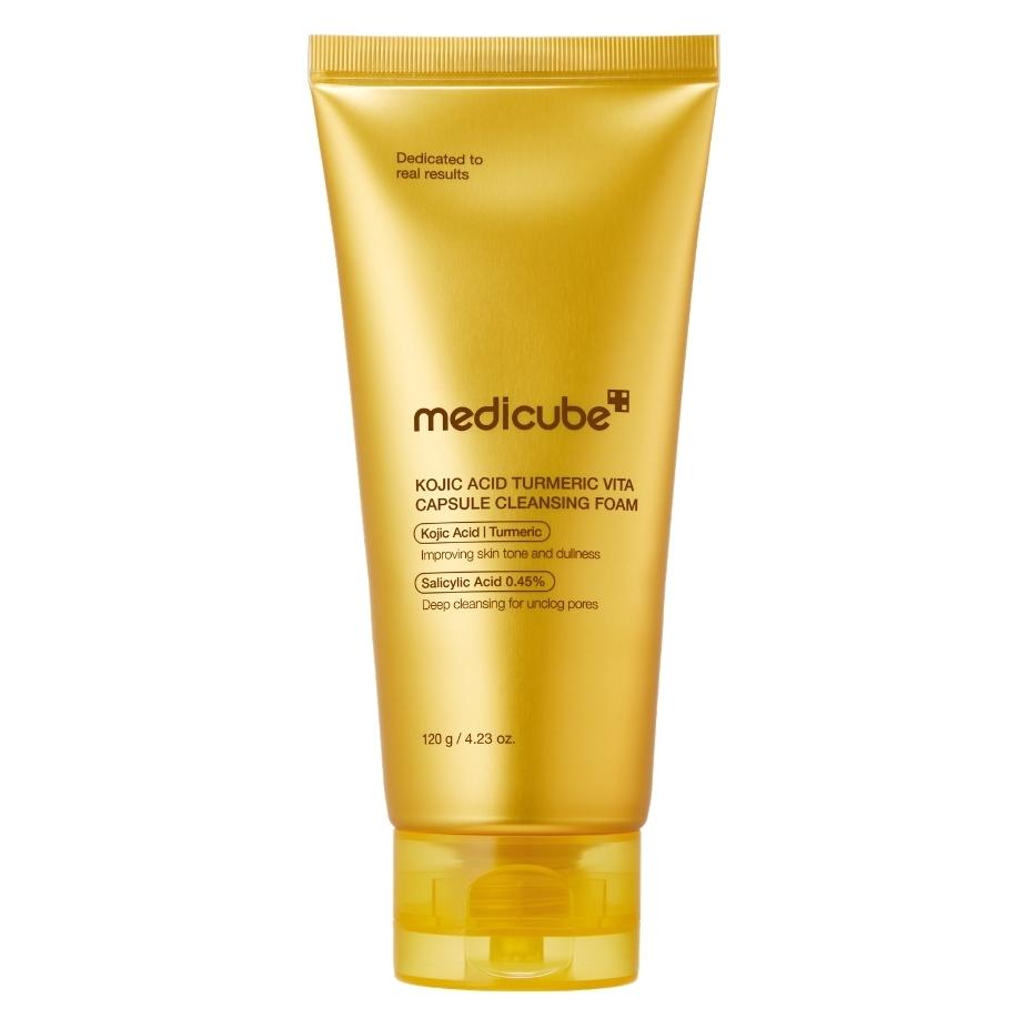 Medicube - Kojic Acid Turmeric Vita Capsule Cleansing Foam - 120g (140 g) (MED-00103)