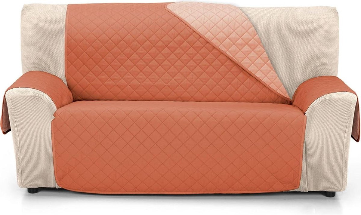 Groene elastische bankhoes voor 3-zits sofa, XL, zachte stof