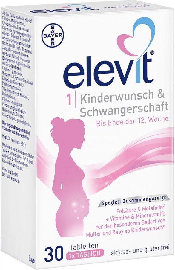 Elevit 1 Kinderwunsch & Schwangerschaft Tabletten