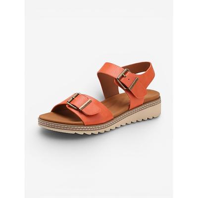 Damensandalen mit Schnallenriemen – verstellbare, offene Komfortschuhe zum Spazierengehen und für Outdoor-Aktivitäten