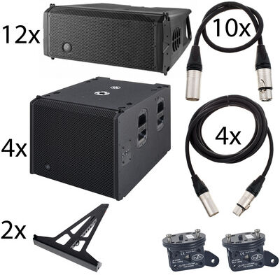 DAS Audio EVENT 12x28A/4x118A Bundle Schwarz