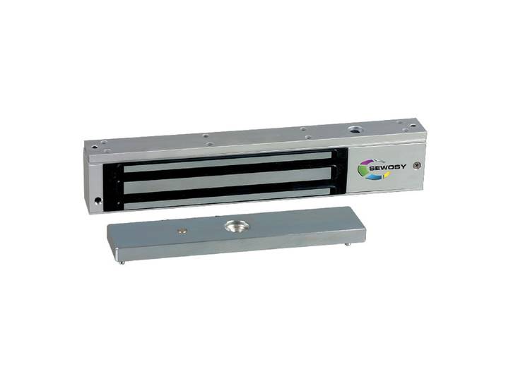 Sewosy - Ventouse Électromagnétique Applique Ef300ctc 300 Dan 12-24v Dc + Ctc + Leds