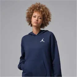 NIKE Jordan Jumpman Fleece Hoodie Damen 410 - midnight navy/white XS