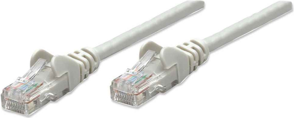 Intellinet 319973 Cat5e U/UTP Twisted Pair Netwerkkabel met RJ-45 connectoren, 15 meter, grijs