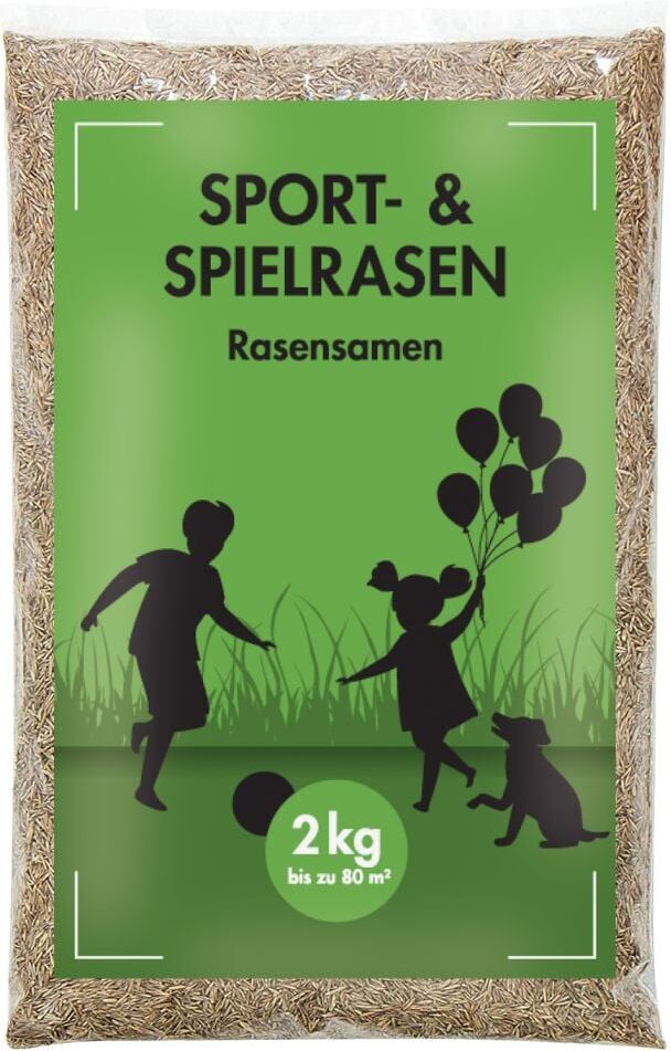 Stroetmann Saat Rasensaatgut Sport- und Spielrasen 2 kg, für ca. 80 m²