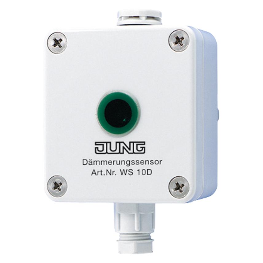 JUNG Helligkeitssensor KNX AP 0-255lx 1Kan WS10D (WS10D)