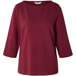 Tchibo - Strukturiertes Shirt - Damen - Gr. S - dunkelrot