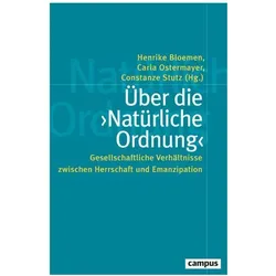 Über die ›Natürliche Ordnung‹, Fachbücher von Carla Ostermayer, Constanze Stutz, Henrike Bloemen