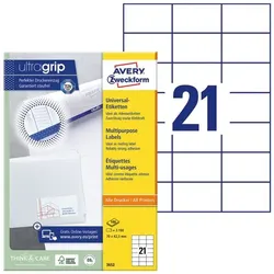 Avery Zweckform 20% AKTION: 2100er-Pack Universal Klebeetiketten »3652«