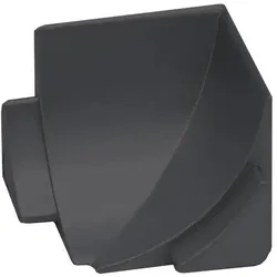 Innenecke für Wandanschlussprofile COVE schwarz (28 mm)